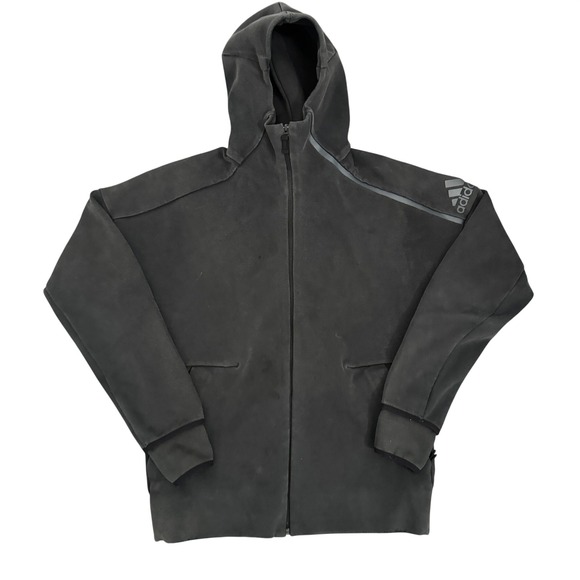 adidas Other - Adidas ZNE Full Zip Hoodie Mens Dark Grey B48879 Techwear Jacket Size M/L